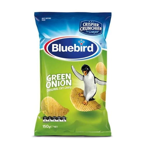 [E00022146] Blue bird - Chips Oignons verts - 150g