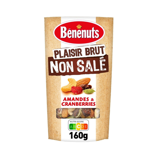 [E00027083] Benenuts - Mélange Amande Cramberries - 160g