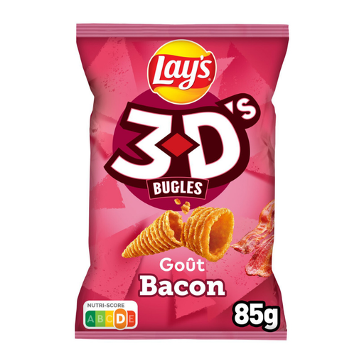 [E00027104] Lay's - Chips 3D'S Bacon - 85g