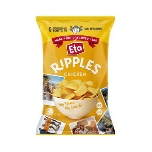 [E00028000] ETA - Chips Ripple Chicken - 150g