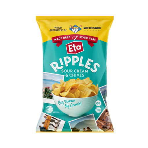 [E00028002] ETA - Chips Sour Cream & Chives - 150g