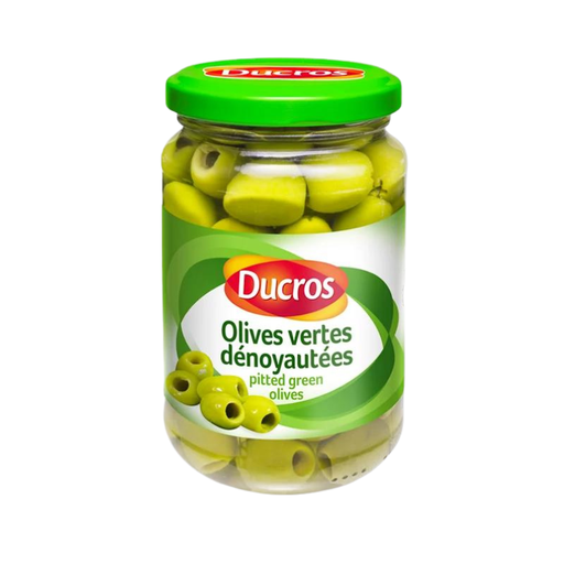 [E00020027] Ducros - Olives vertes dénoyautées - 160g