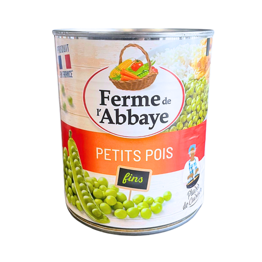 [E00020038] Ferme de l'abbaye - Petits Pois Fins - 560g