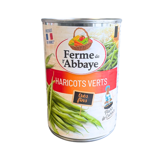 [E00020120] Ferme de l'abbaye - Haricots verts très fins - 220g