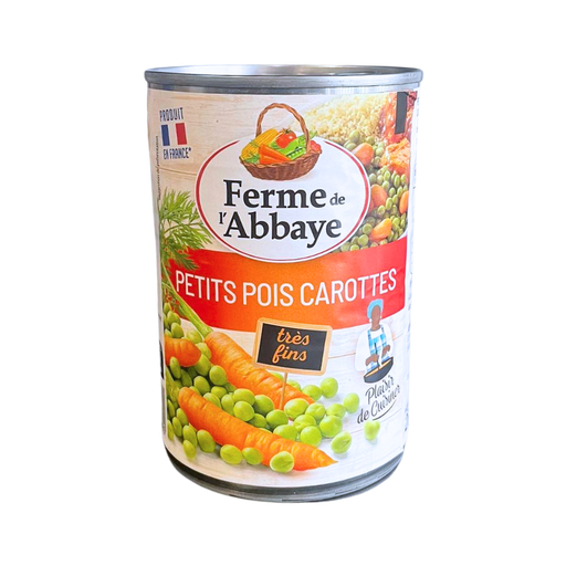 [E00020123] Ferme de l'abbaye - Petits Pois Carottes très fins - 265g