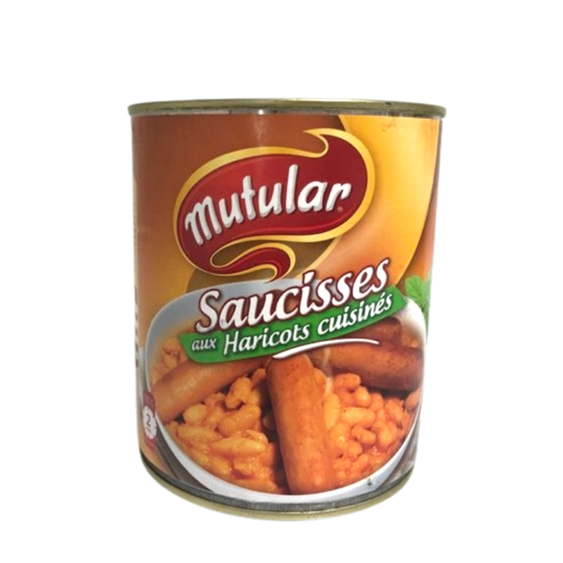 [E00020171] Mutular - Haricots saucisses - 840g