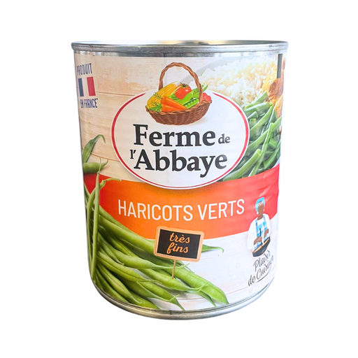 [E00020203] Ferme de l'abbaye - Haricots verts très fins - 440g