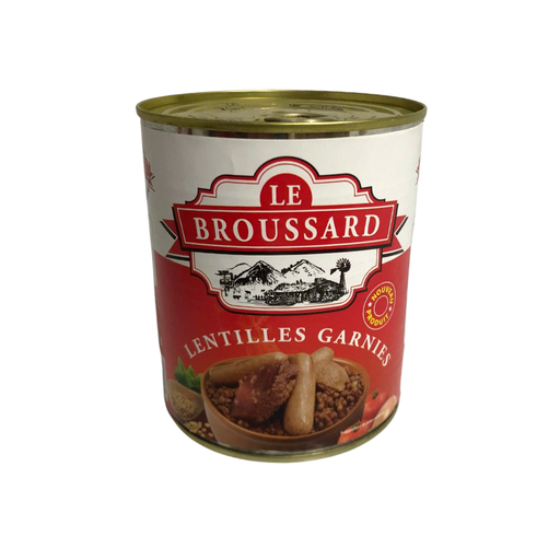 [E00020256] Broussard - Lentilles garnies - 840g