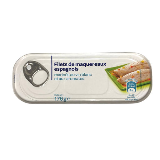 [E00023103] MB - Filet de Maquereaux Muscadet - 176g
