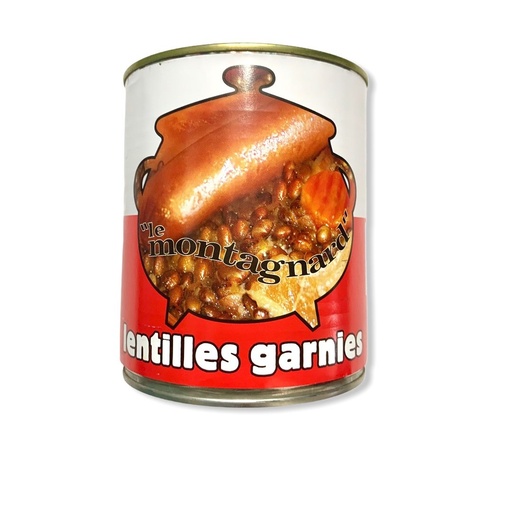 [E00022102] Montagnard - Lentilles garnies - 840g