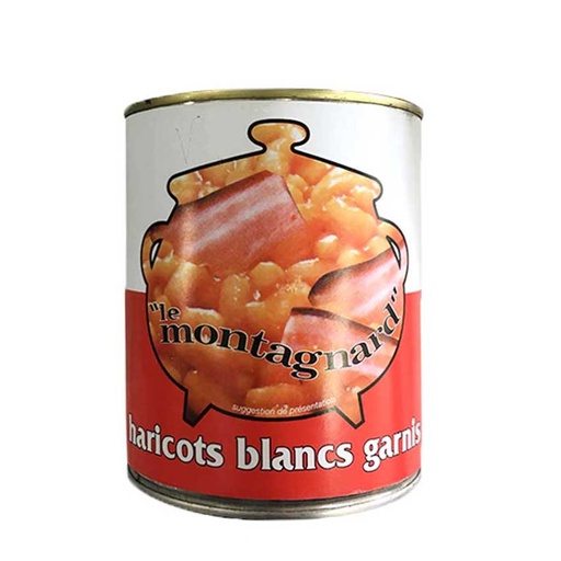 [E00022103] Montagnard - Haricots blancs garnis - 840g