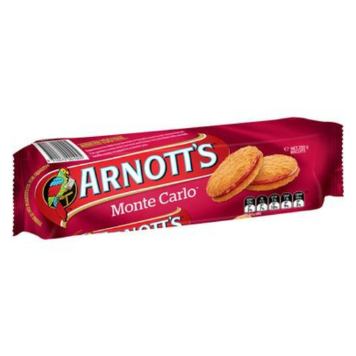 [E00006047] Arnott's - Monte Carlo - 250g