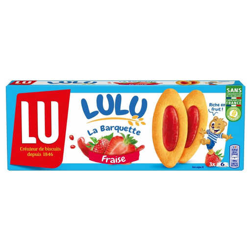 [E00020257] LU - Biscuit Barquette Fraise - 120g