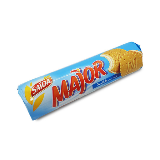 [E00022059] Major - Biscuit fourré vanille - 170g