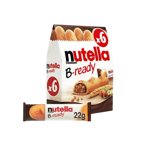 [E00027048] Nutella - Barre Chocolat BREADY - 132g