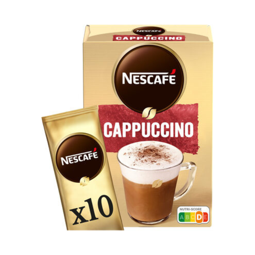 [E00016018] Nescafé - Café Cappuccino stick - 10 x 14g