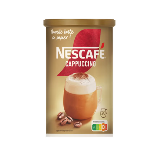 [E00016019] Nescafé - Café Cappuccino en poudre - 280g
