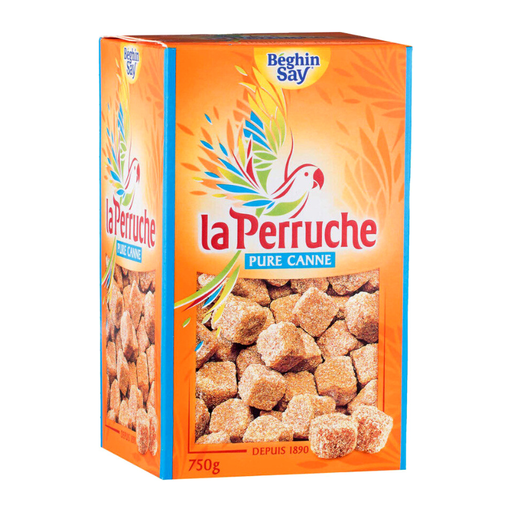 [E00020054] La perruche - Sucre roux en morceaux - 750g