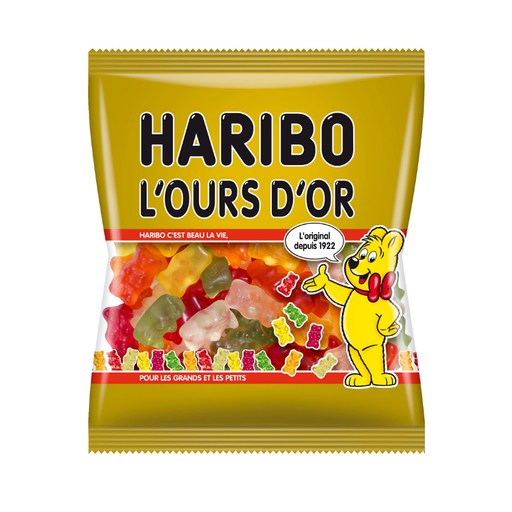 [E00027030] Haribo - Bonbon Ours d'Or - 120g