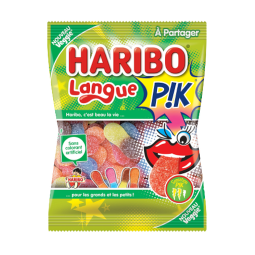 [E00027062] Haribo - Bonbon Langue PIK - 120g