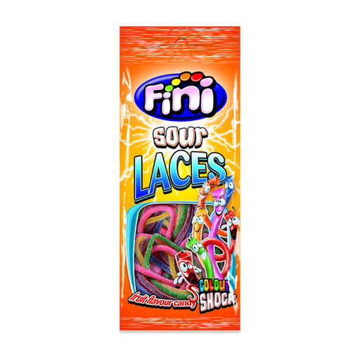 [E00032012] Fini - Lacets multifruits acidulés - 90g