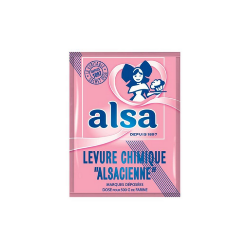 [E00006039] Alsa - Levure chimique x8 - 88g