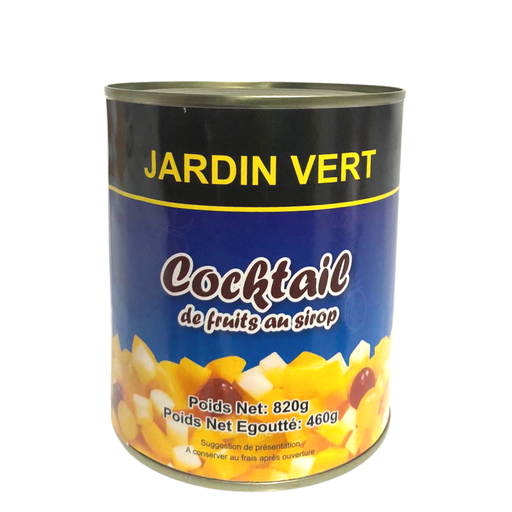 [E00020048] Jardin vert - Cocktail de fruits - 820g