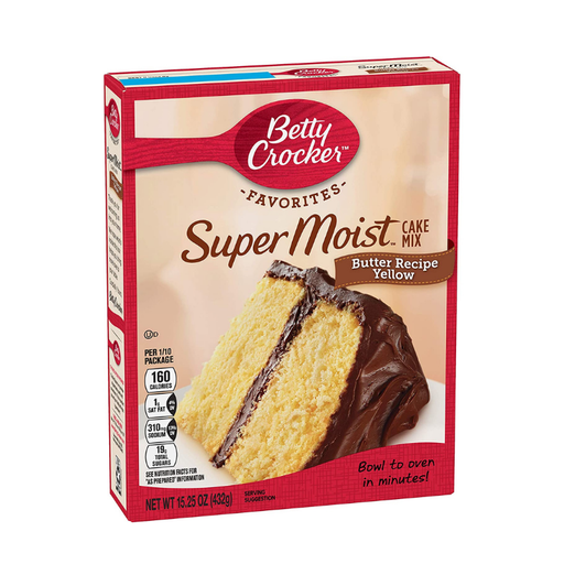 [E00020126] Betty crocker - Préparation gâteau Butter Cake - 432g