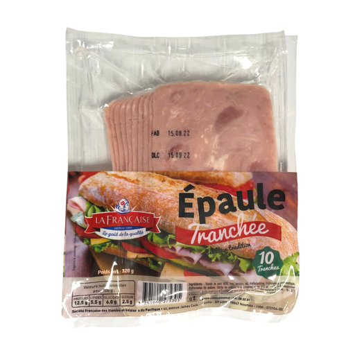 [E00031008] La Française - Jambon épaule x 10 - 220g