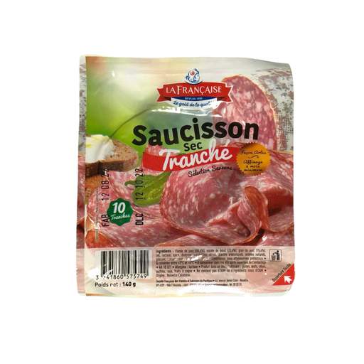[E00031011] La Française - Saucisson sec x10 - 140g
