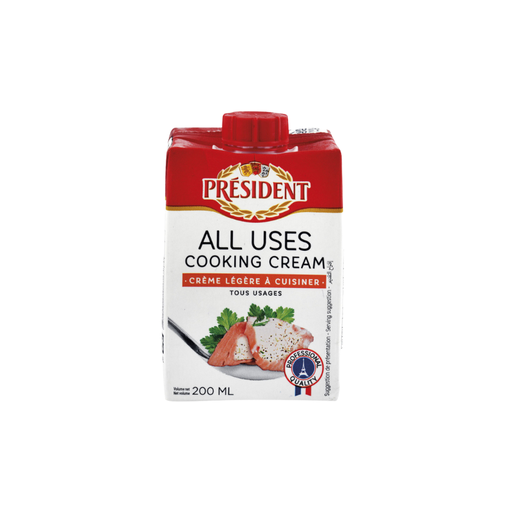 [E00024042] Président - Crème cuisson 18% - 200ml
