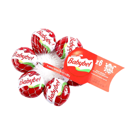 [E00024077] Babybel - Fromage Nature x6 - 120g