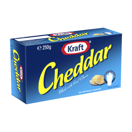 [E00027104] Kraft - Fromage Cheddar - 250g