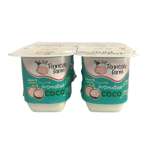 [E00024048] Tennessee farm - Yaourt Coco - 4x100g