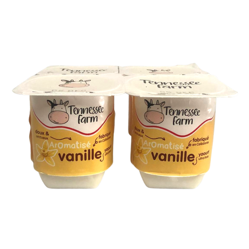 [E00024054] Tennessee farm - Yaourt Vanille - 4x100g