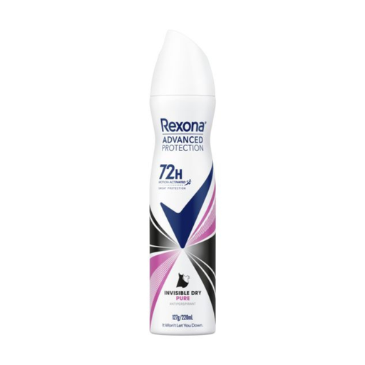 [E00006073] Rexona - Déodorant - Invisible Dry Pure - 220ml