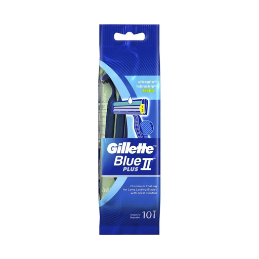 [E00020143] Gillette - Rasoirs jetables BLUE II+ - x10