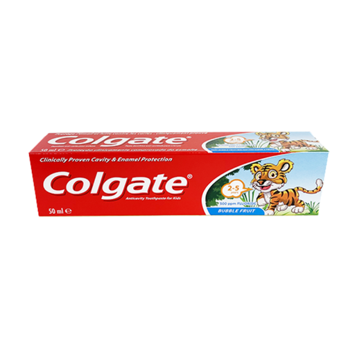 [E00007008] Colgate - Dentifrice enfant - Bubble fruit - 50ml