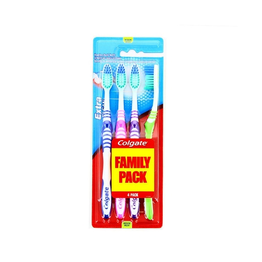 [E00007010] Colgate - Brosse à dents - Medium x 4 - 1U