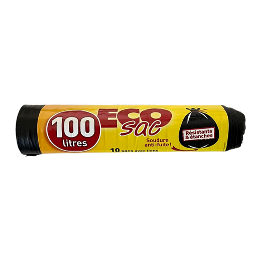 [E00005076] Eco Sac - Sacs Poubelles 100L - x10