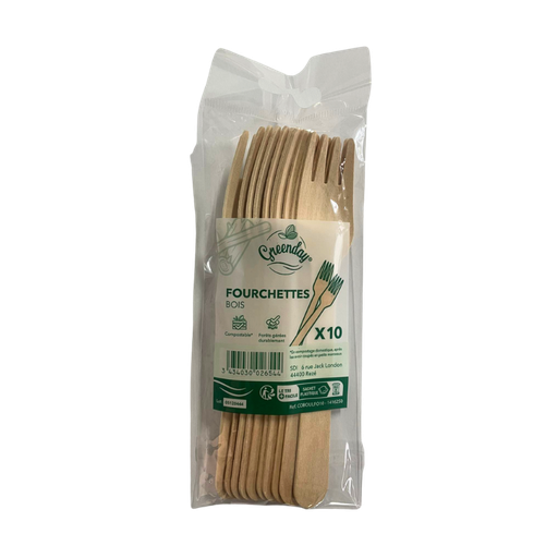 [E00005053] Greenday - Fourchettes x10 - 1U