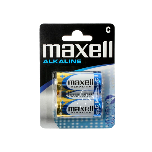 [E00032028] Maxell - Piles C LR14 Alkaline - x2