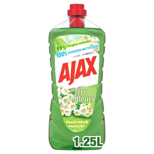 [E00007001] Ajax - Nettoyant Sol - Muguets - 1,25L